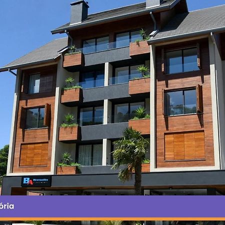 Rosa Edificio Victoria Apartment Gramado Bagian luar foto