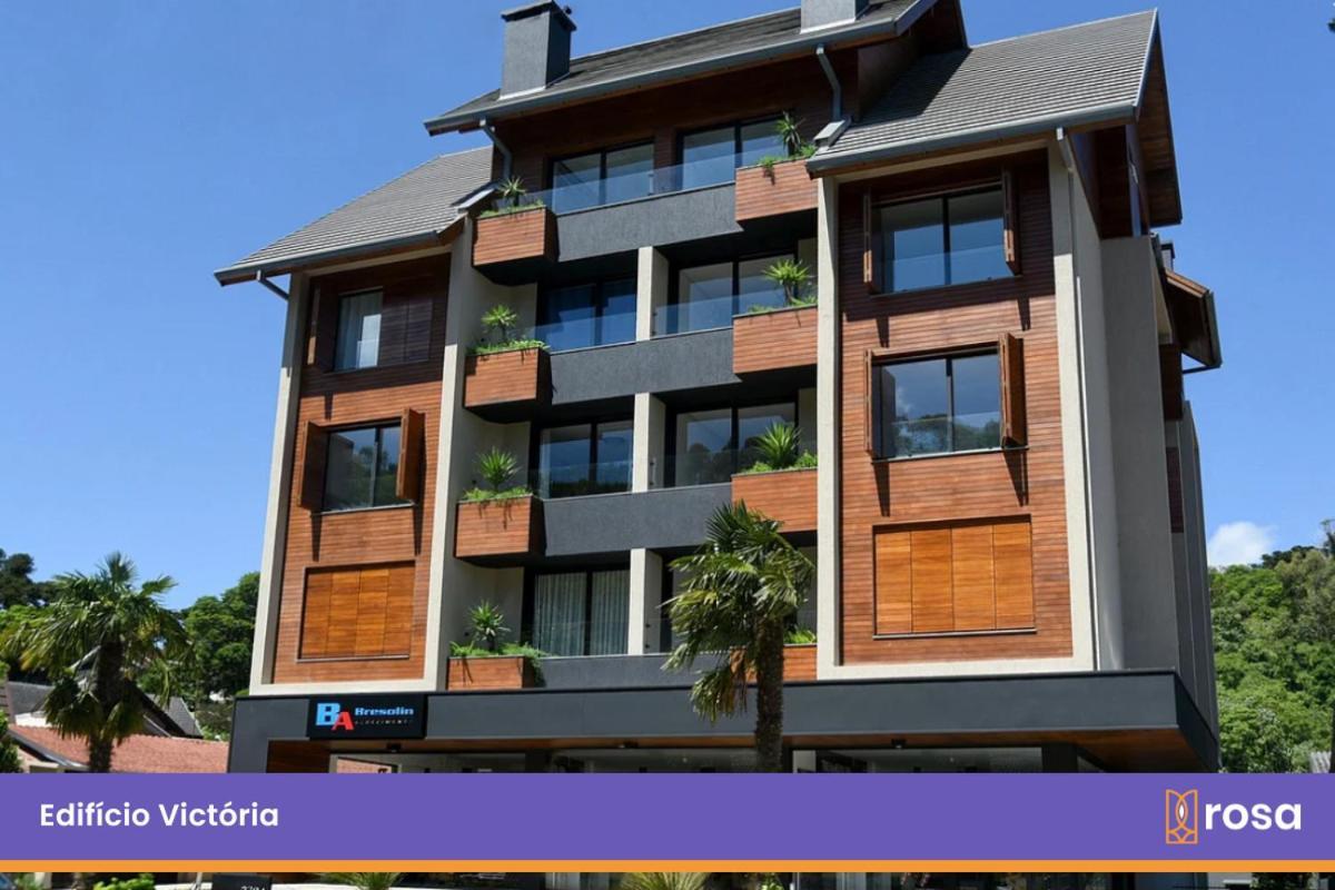 Rosa Edificio Victoria Apartment Gramado Bagian luar foto